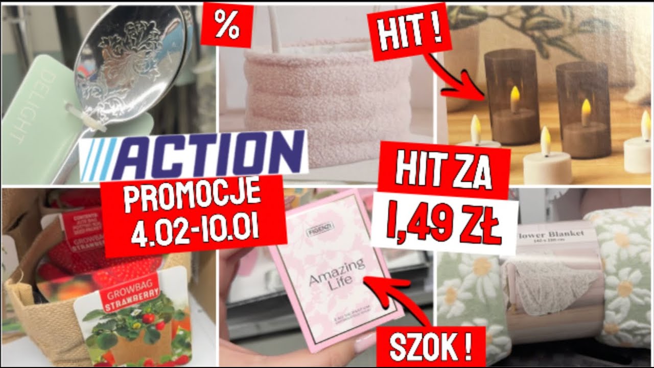 📍ACTION PROMOCJE 4-10.02💥APARAT TO HIT 😱 NOWOŚCI DO KUCHNI TANIO🔥 CUDNE ZASŁONY TANIE MEBLE PRZEGLĄD