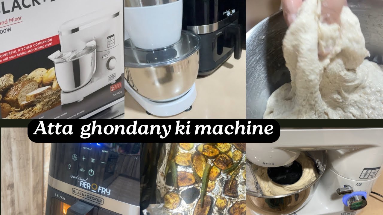 Atta kneading machine review🧐Quick dough maker🌹Pakistani mom shopping vlog@Nazdreams