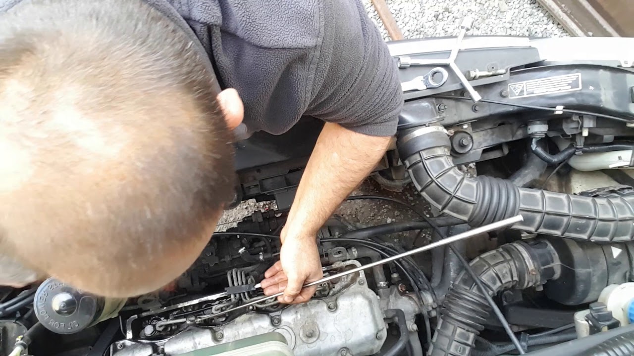 démontage d'injecteurs  fiat ducato 2.5d