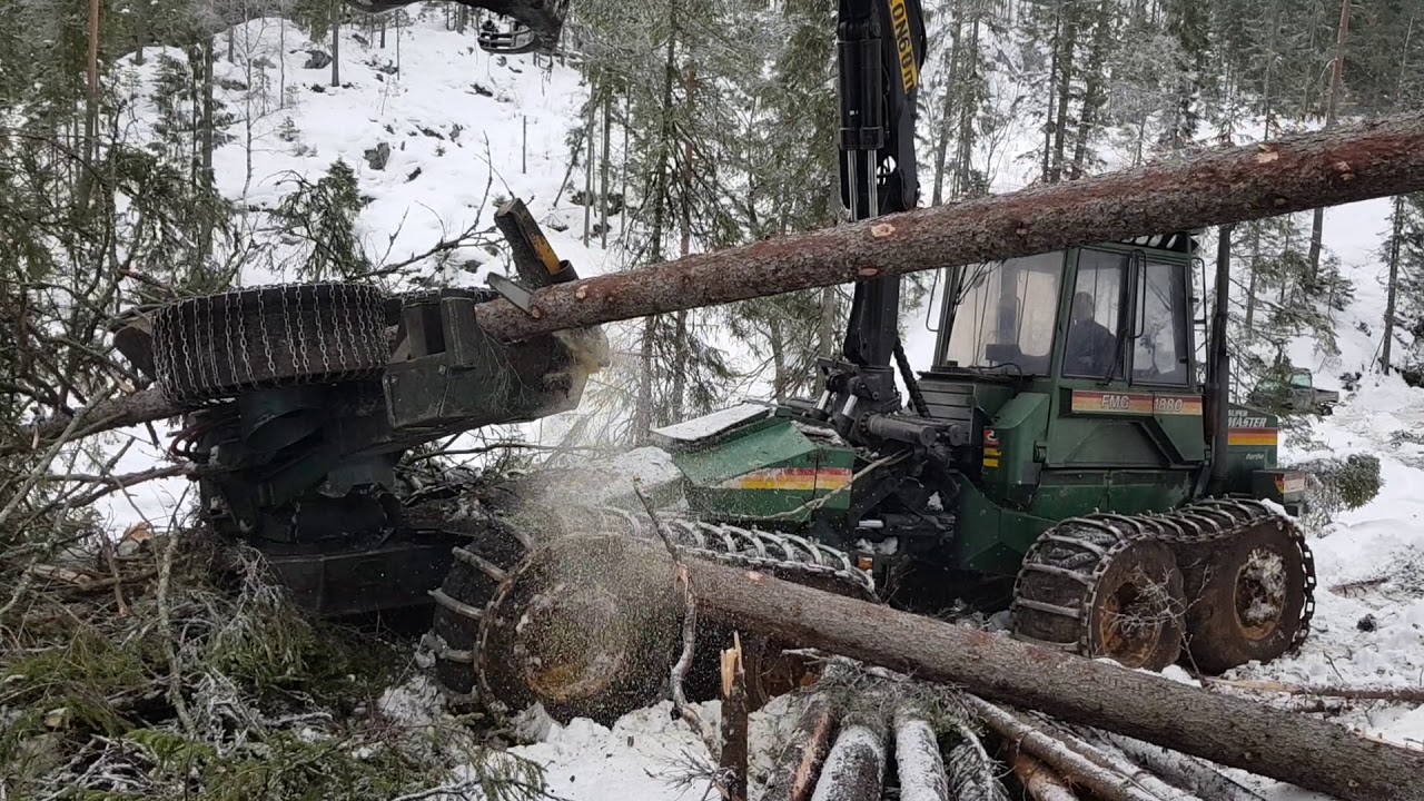 Skogsmaskin FMG 1880 kommer for salg på Klaravik
