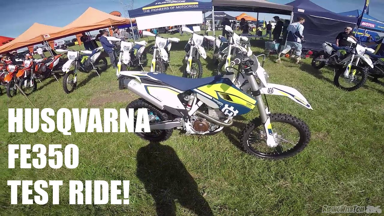 Тест-драйв Husqvarna FE350 2016 года! Настоящий эндуро-байк!