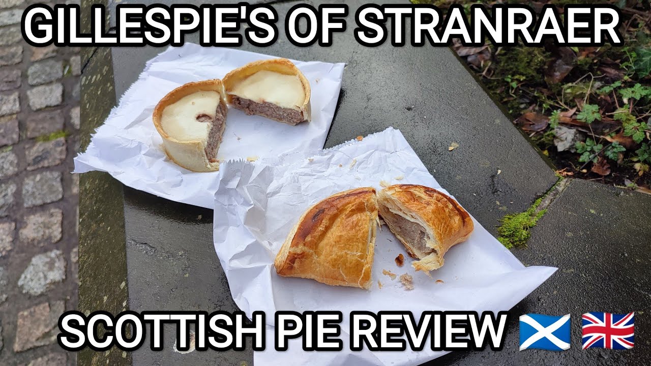 We try out GILLESPIE'S of STRANRAER FAMOUS Pies.