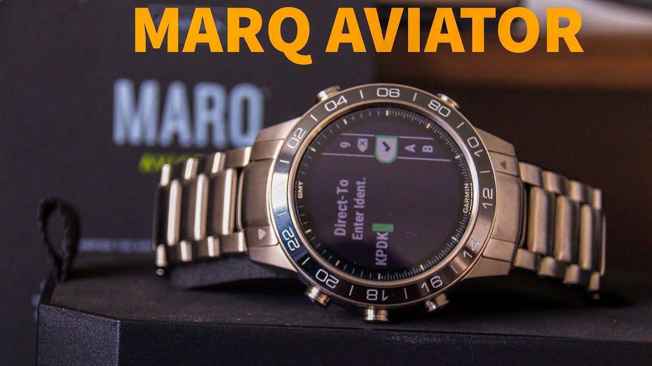 Garmin MARQ Aviator Pilot Watch Unboxing - Compare D2 Delta