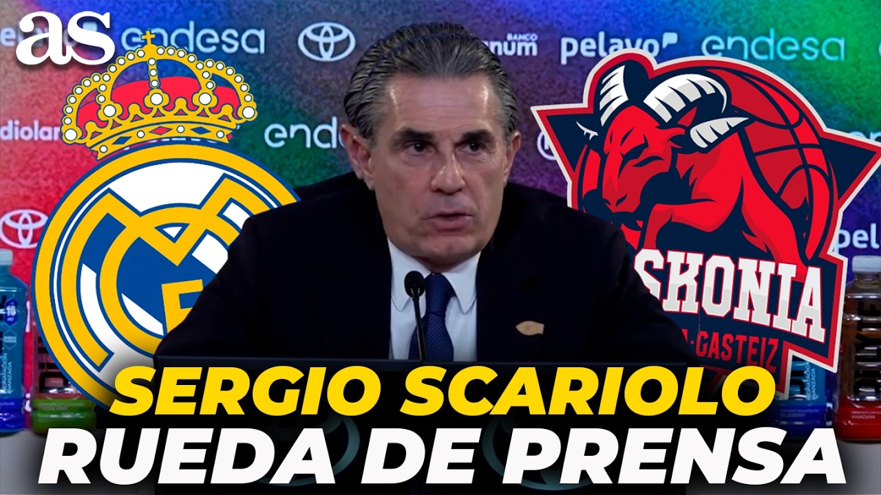 SERGIO SCARIOLO, rueda de prensa tras el REAL MADRID 89 - BASKONIA 100 | FINAL COPA REY ACB