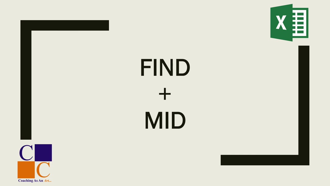 комбинация функций MID and FIND в MS Excel how to