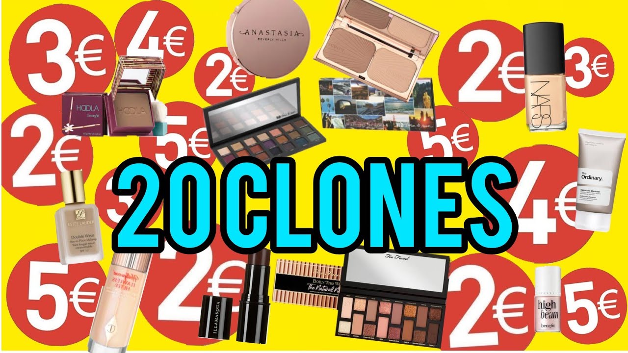 😱20 CLONES DE MAQUILLAJE. Lo mejor de alta gama a precios LOW COST #clones #maquillaje