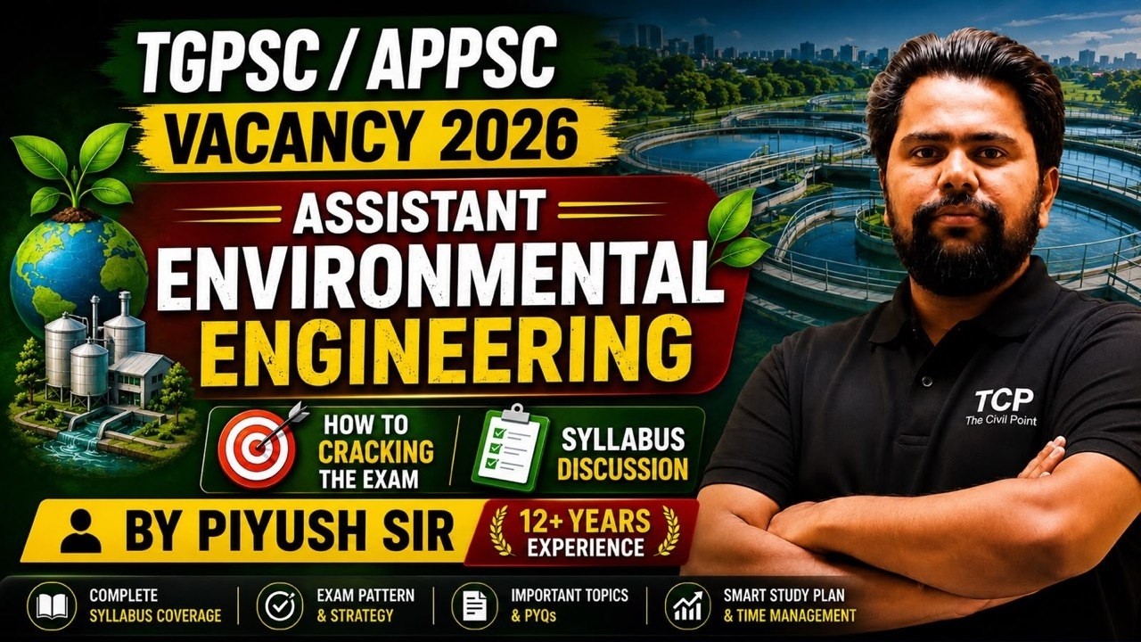 TGPSC/APPSC Assistant Environmental Engineer 2026 | How to Crack the Exam | Complete Guidance