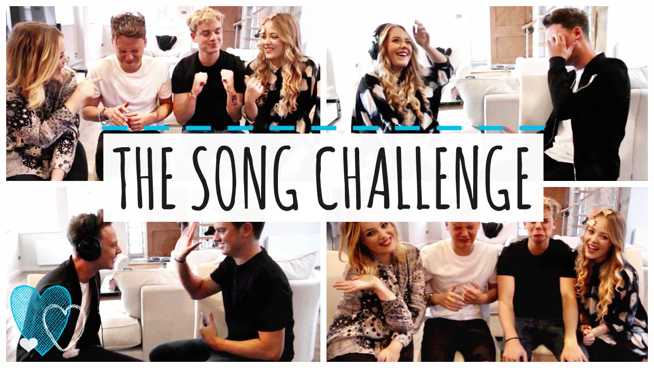 THE SONG CHALLENGE WITH JACK MAYNARD & CONOR MAYNARD | LucyAndLydia