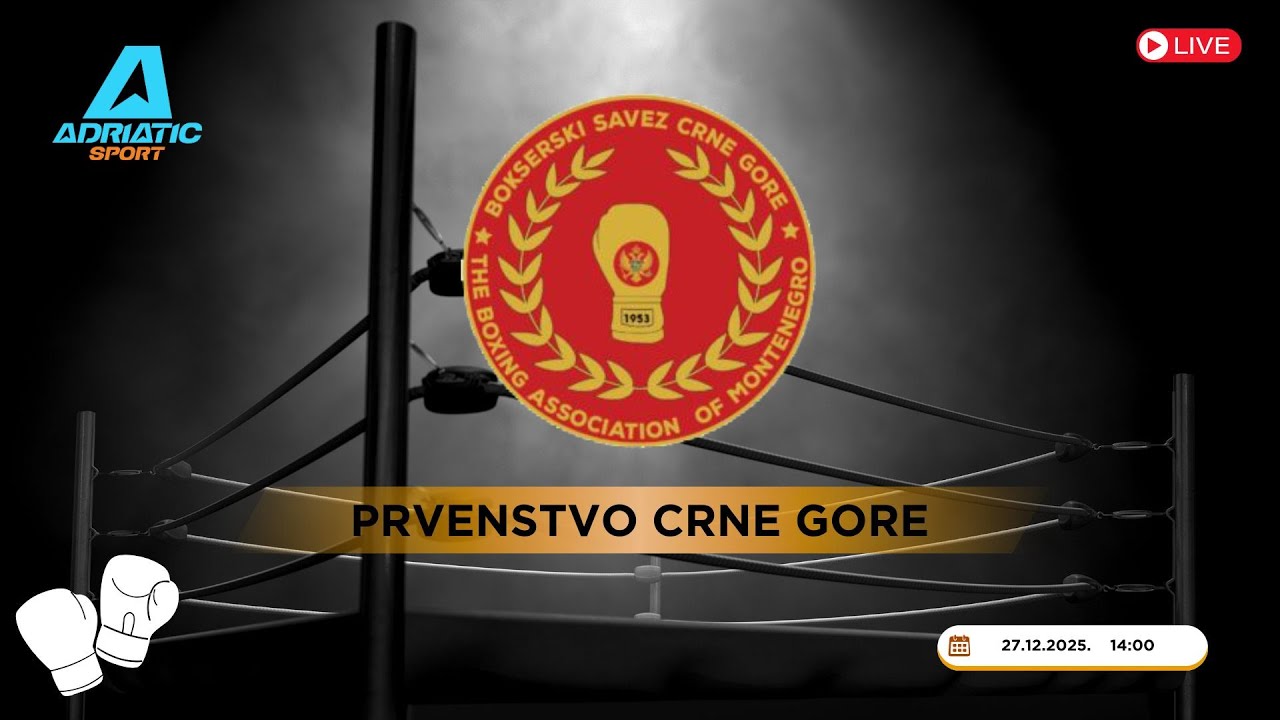 Boks | Prvenstvo Crne Gore | LIVE