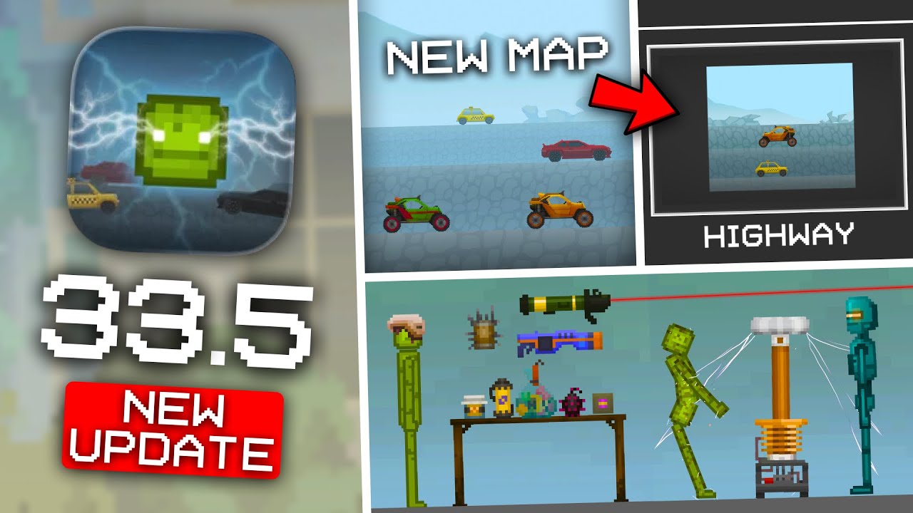 NEW UPDATE 33.5! NEW MAP! NEW BOMBS AND MECHANISMS in Melon Playground