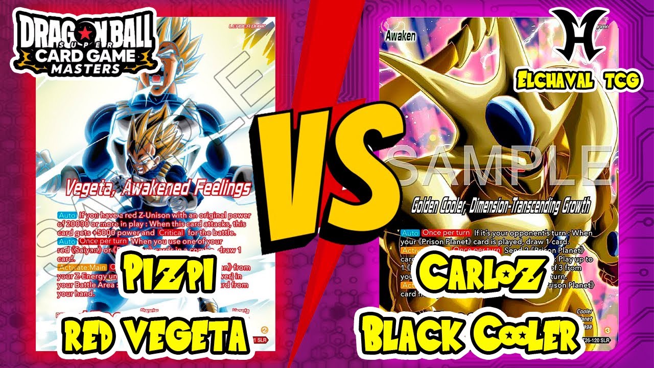 DRAGON BALL CAR GAME MASTERS - ¡¡RED VEGETA VS BLACK COOLER !!
