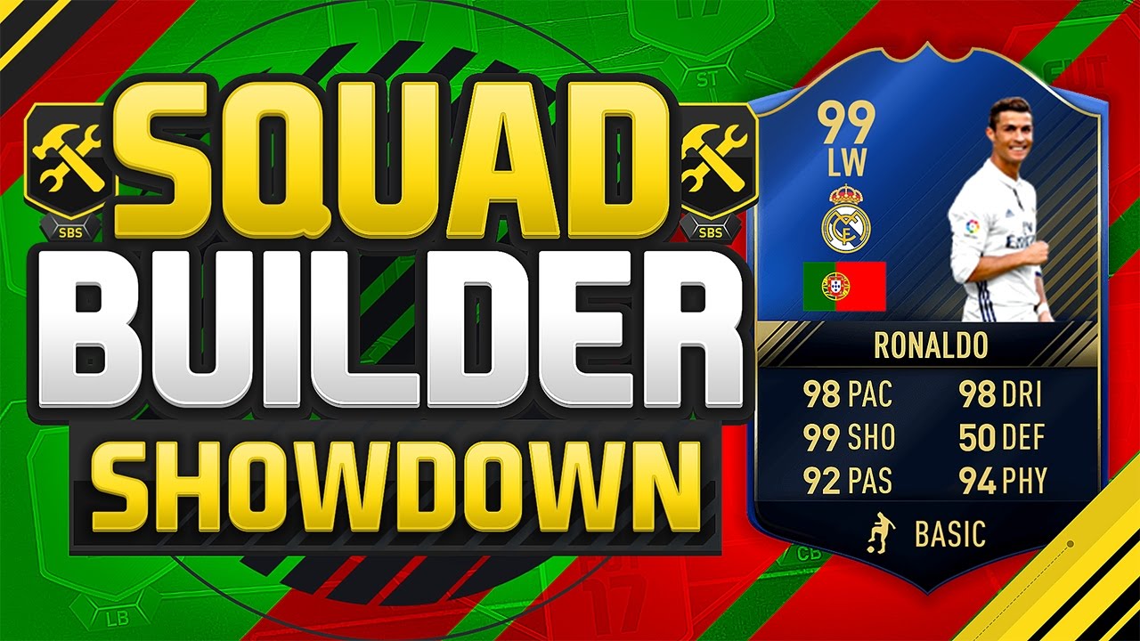 FIFA 17 SQUAD BUILDER SHOWDOWN!!! 99 RATED TOTY RONALDO!!! Team Of The Year Ronaldo Squad Duel