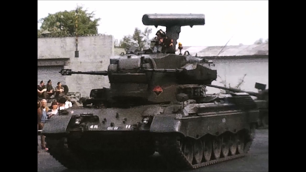 Ouderweekend 41 tankbataljon Hohne West-Duitsland 1980 including Gepard and Leopard