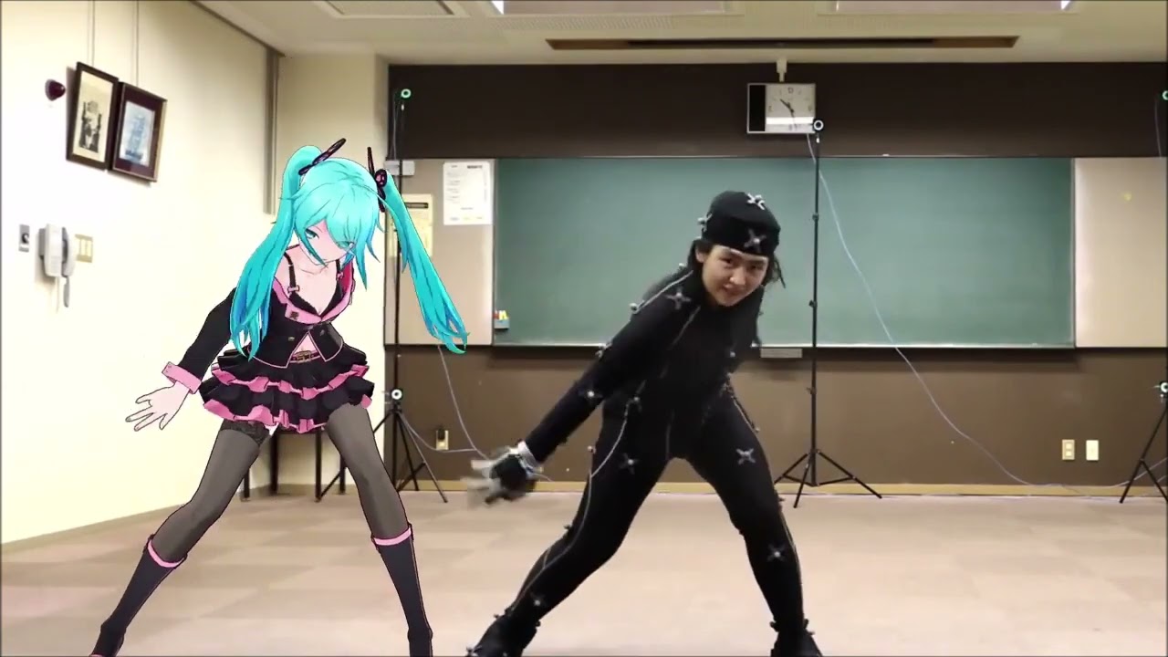 【初音未来】 「HIASOBI」 运动捕捉 【MMD】DANCE MIRROR