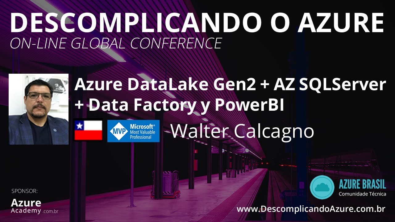 Crear un Azure DataLake Gen2 + AzureSQLServer + AzureDataFactory y PowerBI