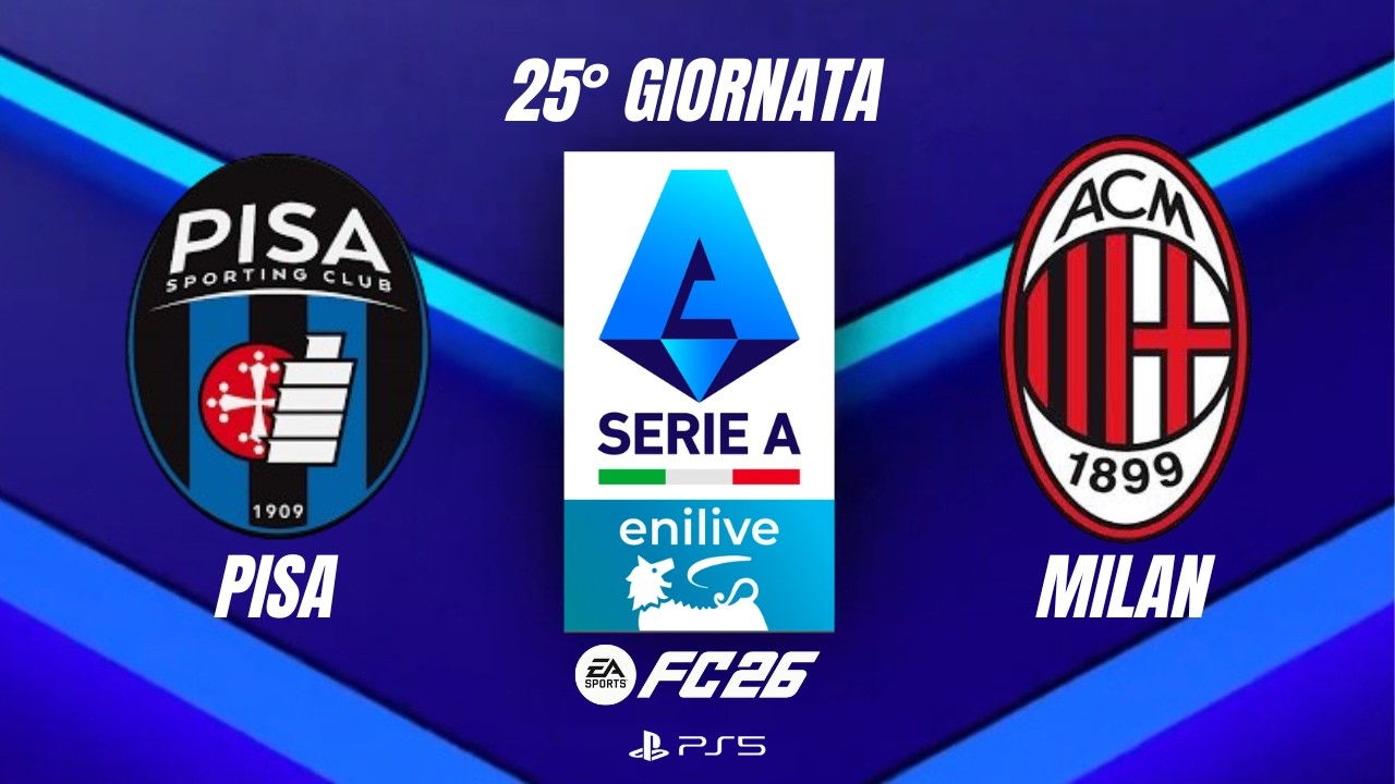 FC 26 | Pisa vs Milan | Serie A – Giornata n°25 | PS5