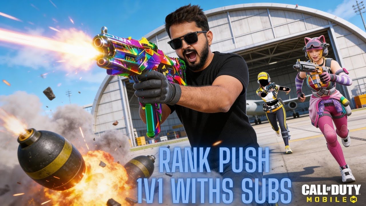 Live CODM Rank Push 🔴 | 1v1 With Subscribers ⚔️    | FREE BP Giveaway 🎉 @callofdutymobile