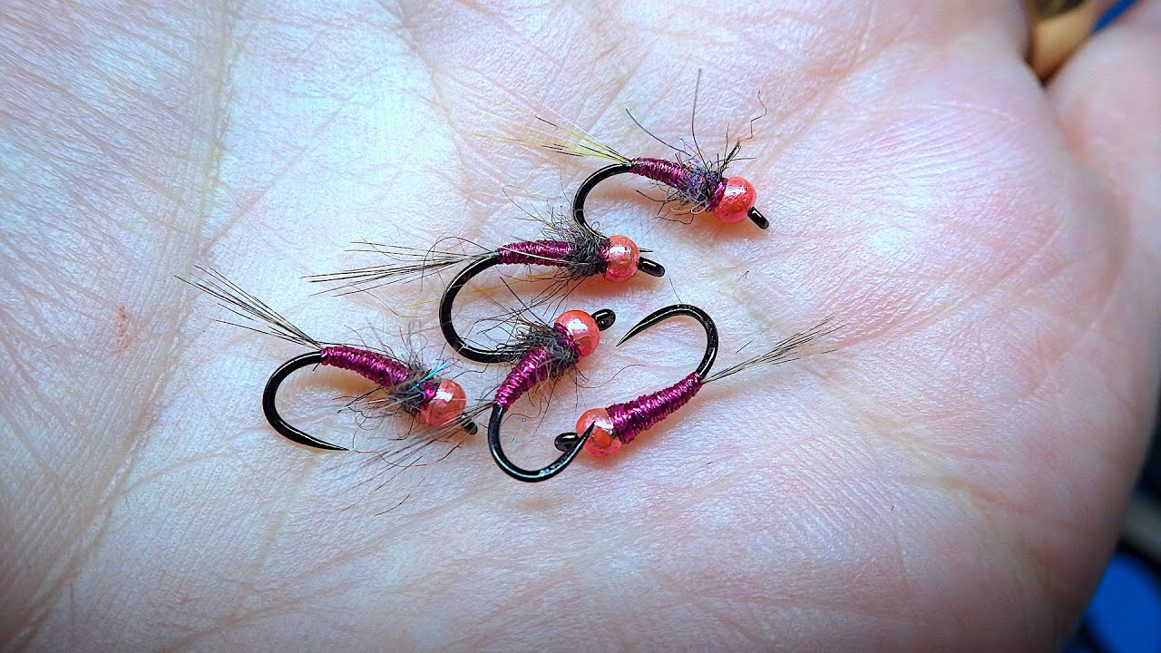 Tying the Pink Madeira Euro Nymph/Bug by Davie McPhail