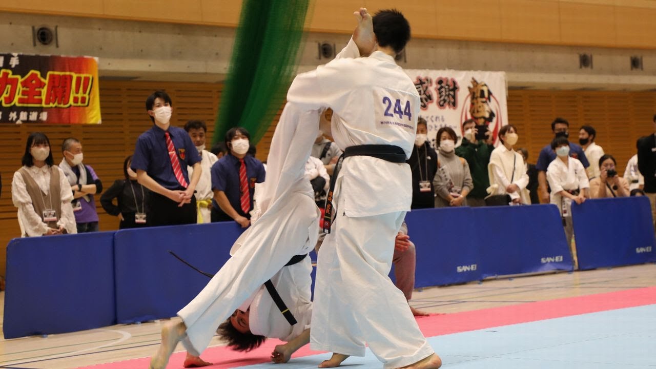 【新極真会】第24回全北海道空手道選手権大会　無差別級　準決勝2　下川原和輝　対　岡﨑宏軌　SHINKYOKUSHINKAI KARATE