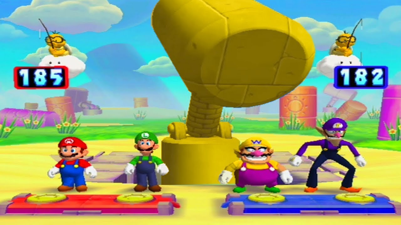 Mario Party 5 - All 2 vs 2 Minigames