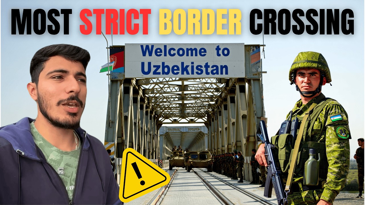 Entering Uzbekistan from Afghanistan – CRAZIEST Border Check⚠️ | Haryanvi Voyager