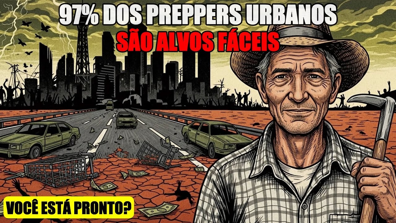 Este Abrigo de Agricultor Salva Vidas no Caos Global (A Maioria dos Preppers Erra)