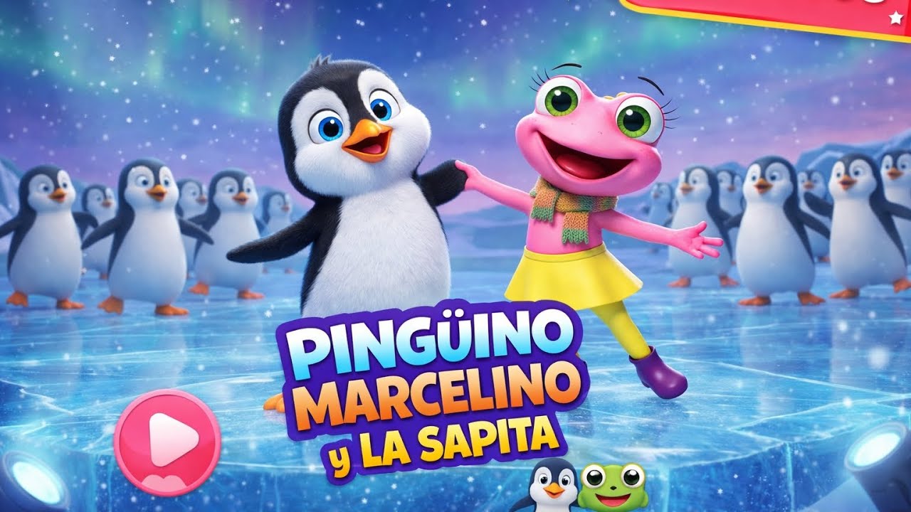 🐧 Pingüino Marcelino y La Sapita 🐸 | Canción Infantil Divertida | Música para Niños