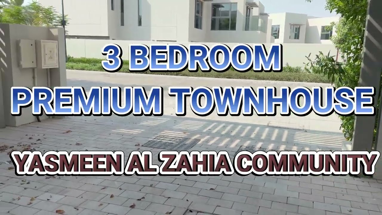 Just Handed Over 3 Bedroom Premium Townhouse Al Zahia Sharjah