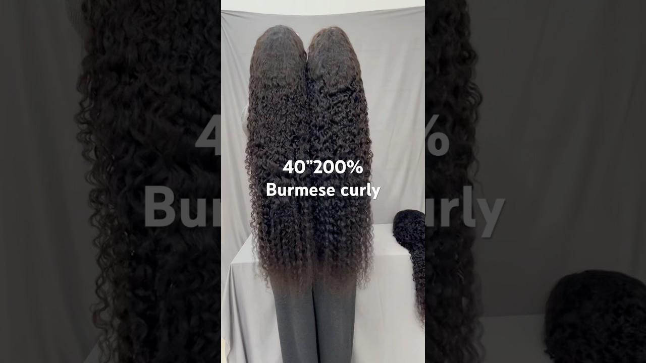 40”200 Density Burmese curly 
