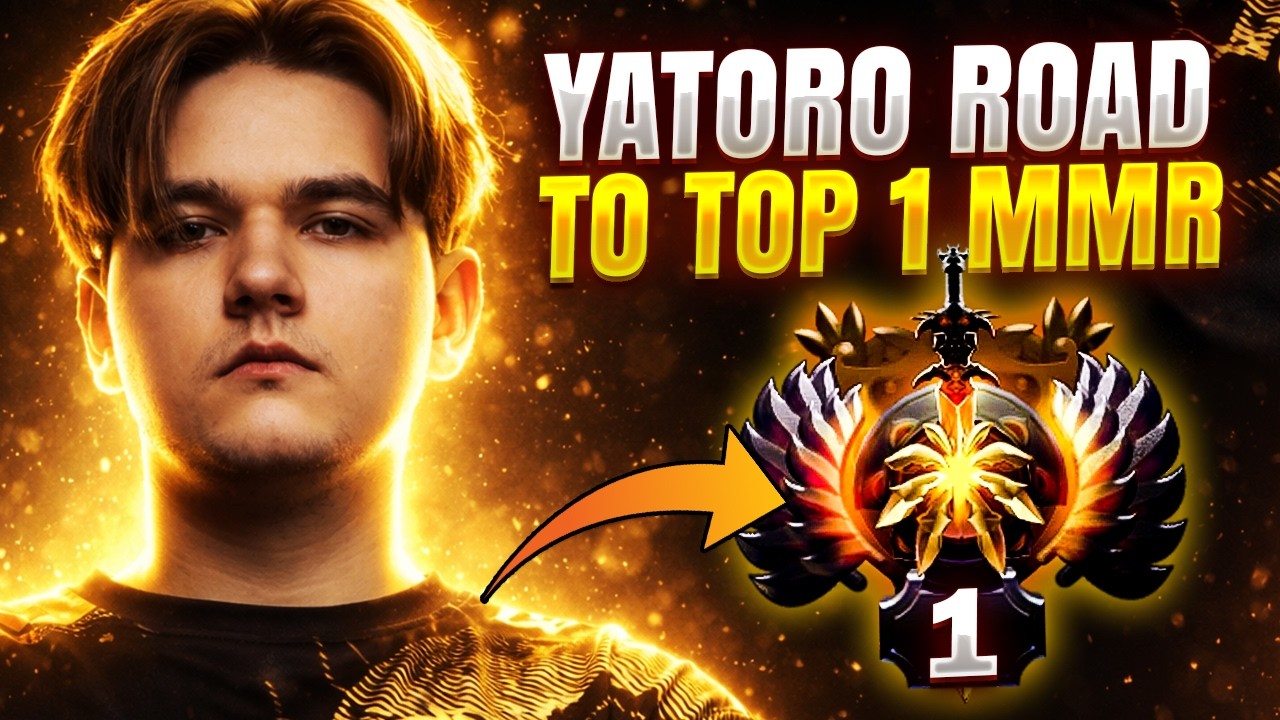 YATORO = ROAD TO TOP 1 MMR RANK DOTA 2