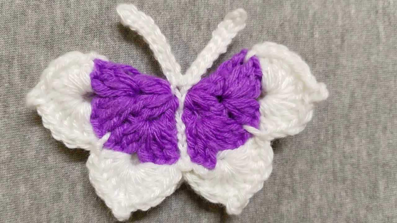 SUPER EASY CROCHET BUTTERFLY 🦋 KNITTING PATTERN 