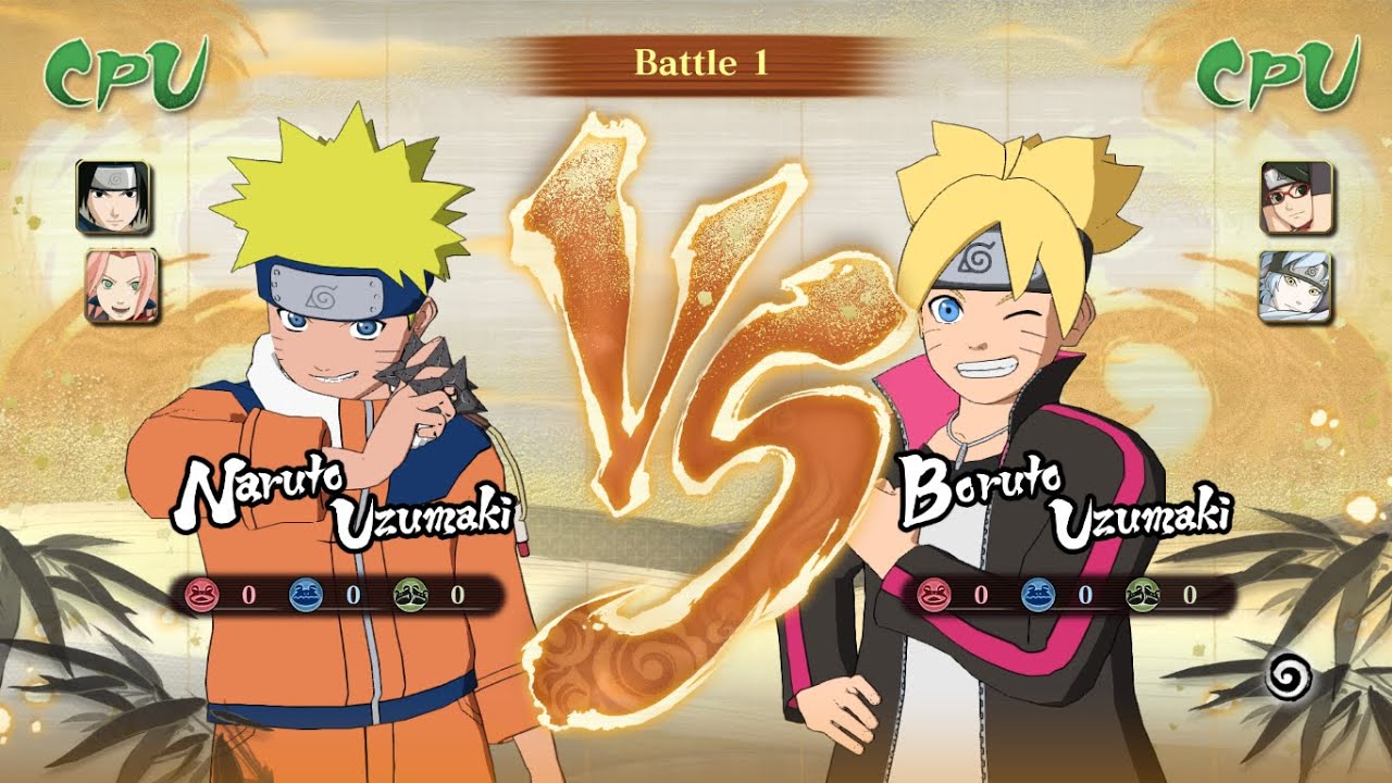 NARUTO X BORUTO Ultimate Ninja STORM CONNECTIONS - Naruto,Sakura,Sasuke Vs Boruto,Sarada,Mitsuki