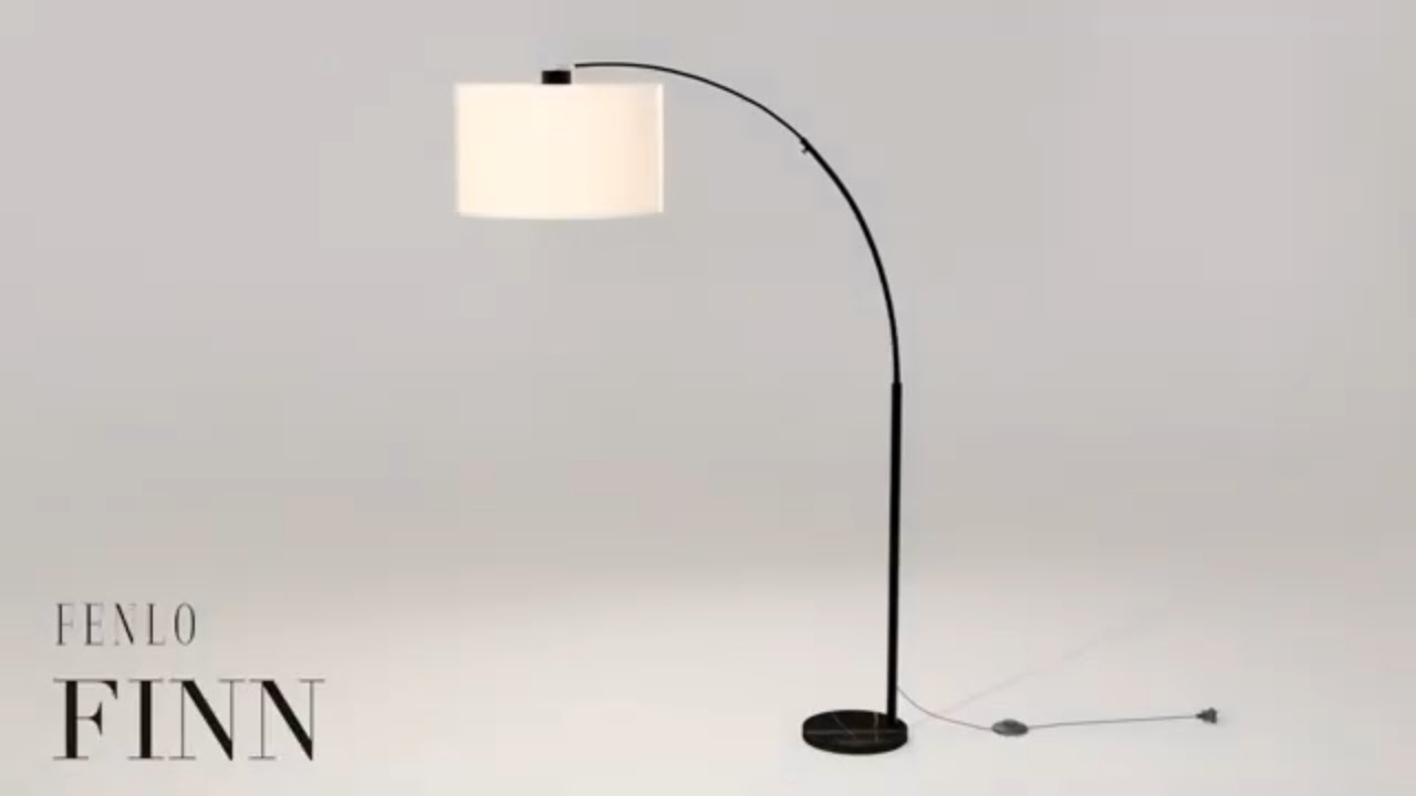 FENLO Finn Installation Guide: Adjustable Arc Floor Lamp