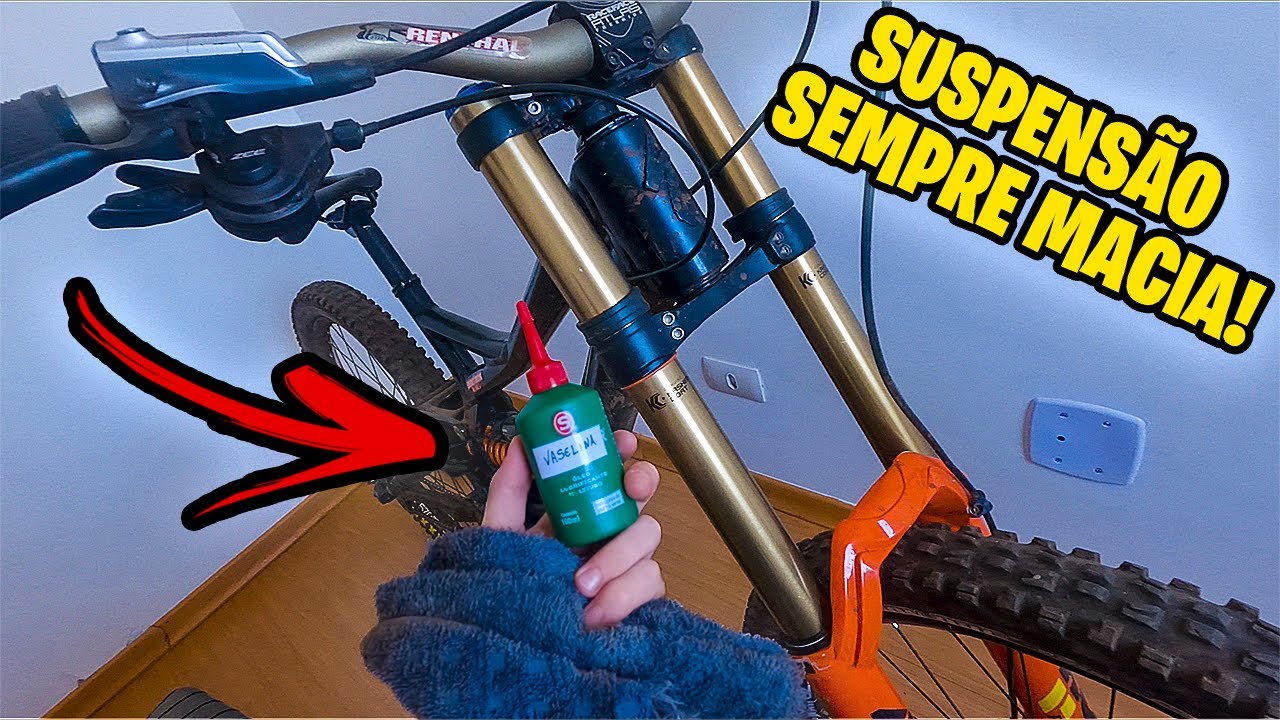COMO DEIXAR A SUSPENSÃO DA BIKE SEMPRE MACIA E AUMENTAR A VIDA ÚTIL!