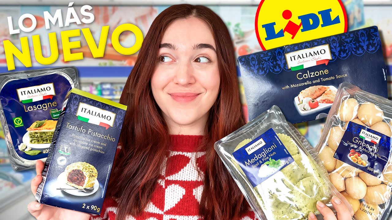 24H probando NOVEDADES ITALIANAS DE LIDL🍕| Atrapatusueño