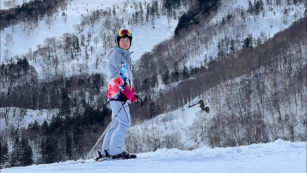 日本長野栂池滑雪場初次春滑First Spring Skiing at Tsugaike Ski Resort in Nagano, Japan 栂池高原スキー場での初めての春スキー