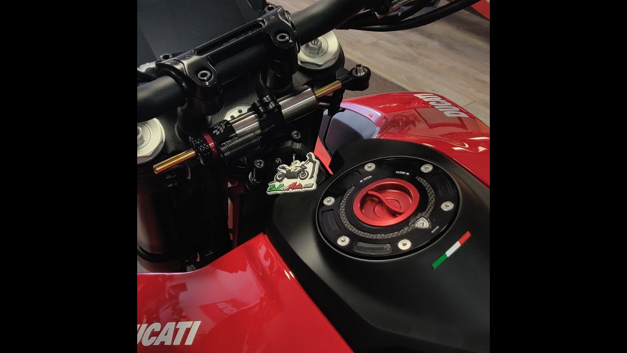 Ducati Hypermotard 950 with Zard GT Exhaust, CNC Racing Clutch, Matris, Rizoma, and more!