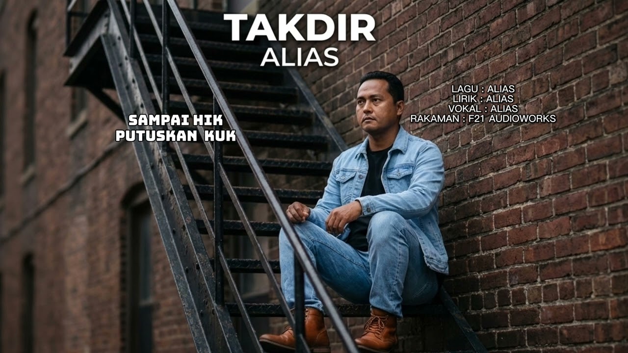 TAKDIR - ALIAS ( OFFICIAL LYRIC VIDEO )