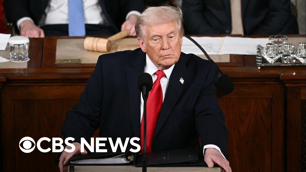 Trump touts tariffs, calls Supreme Court ruling unfortunate as justices look on