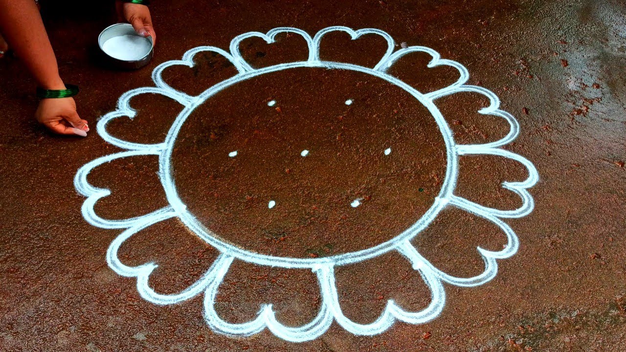 Diwali 2023 big rangoli design|5*3 Deepavali beautiful rangoli design|diwali muggulu|Super rangoli