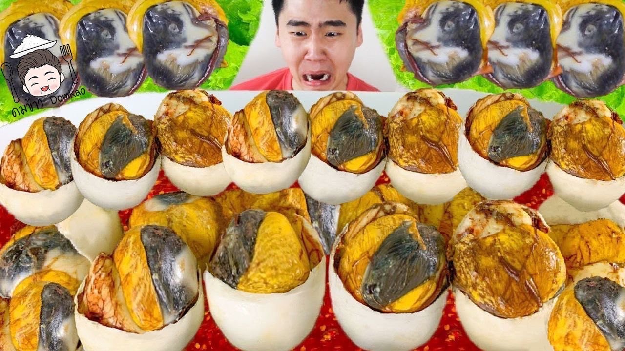 เมนูสูดแปลก! ไข่ลูก 1 กิโล พริก 100 เม็ด ไข่เวียดนาม ไข่ฮ้างฮัง กินลูกตัวอ่อนทั้งตัว | ดมข้าว