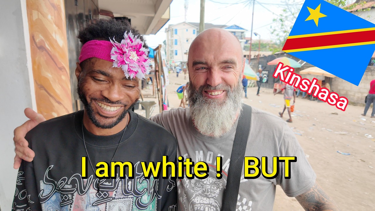 A white man like no other Un mundele pas comme les autres#Kinshasa#congo#mundele