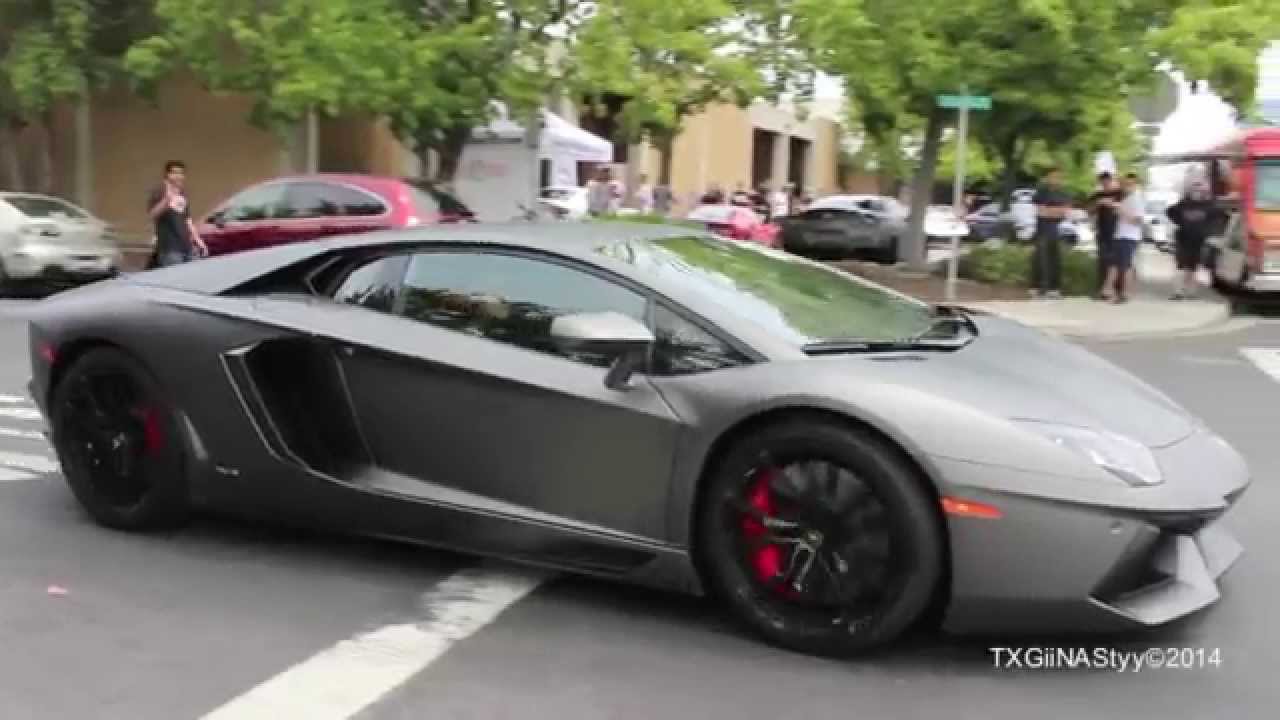 Grigio Titans Lamborghini Aventador - Accelerations