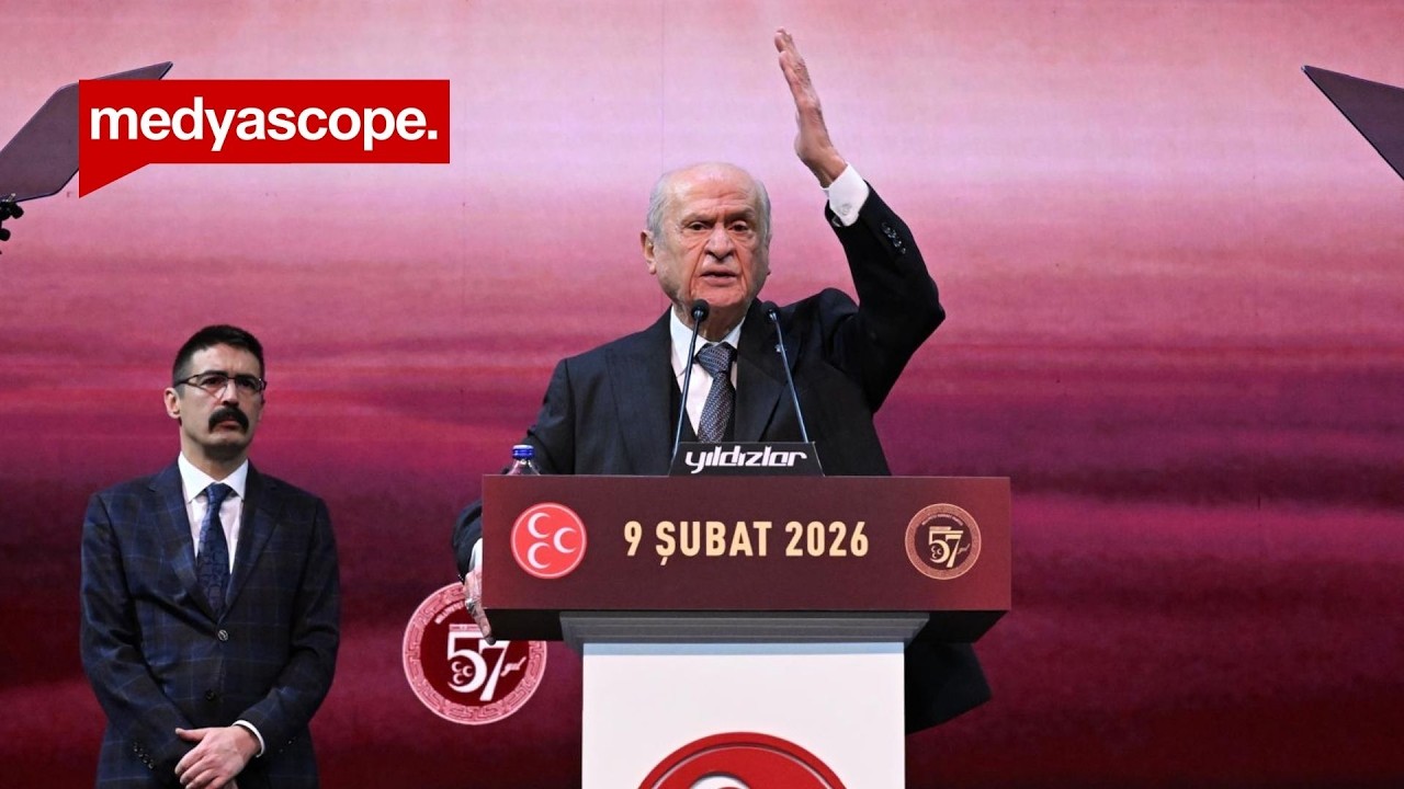 Devlet Bahçeli, MHP'nin 57'nci kuruluş yıldönümü programında konuşuyor #CANLI