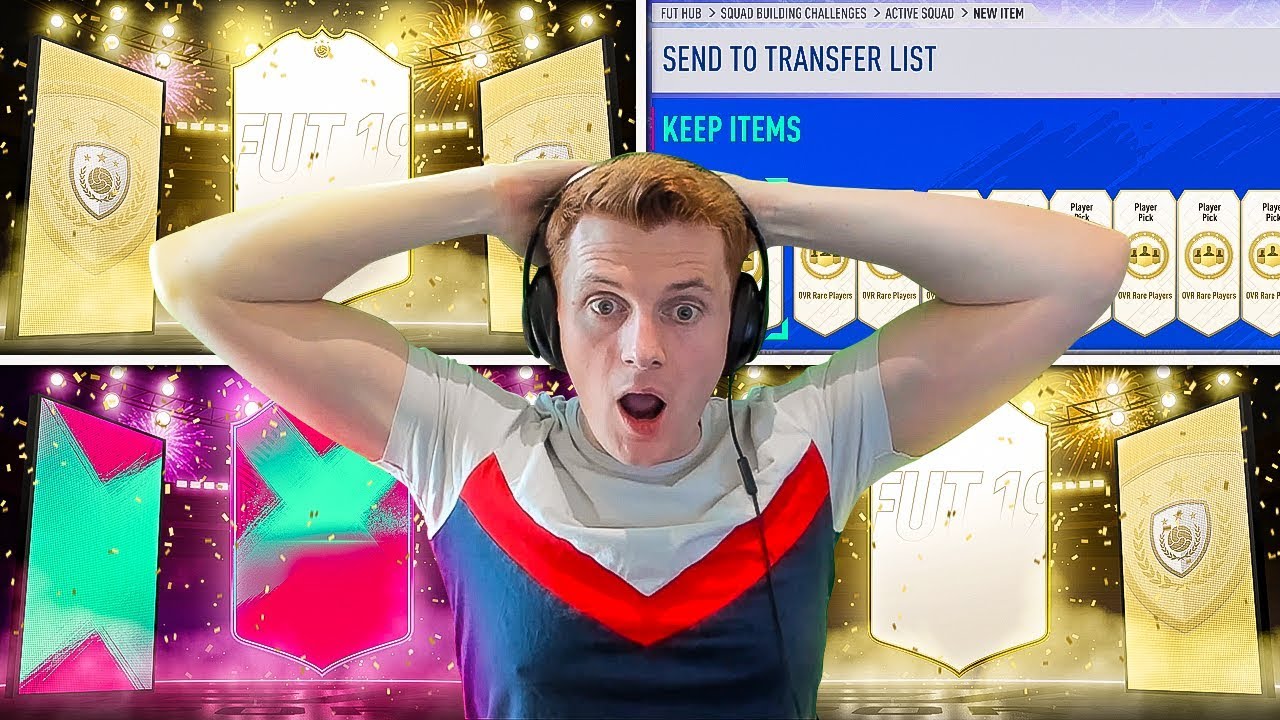 2X ICONS & 3X FUT BIRTHDAYS IN 300+ PACKS & 50X PICK PACKS!!! FIFA 19 Pack Opening!