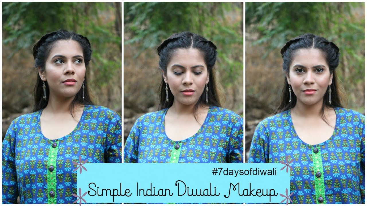 Simple Indian Diwali Makeup