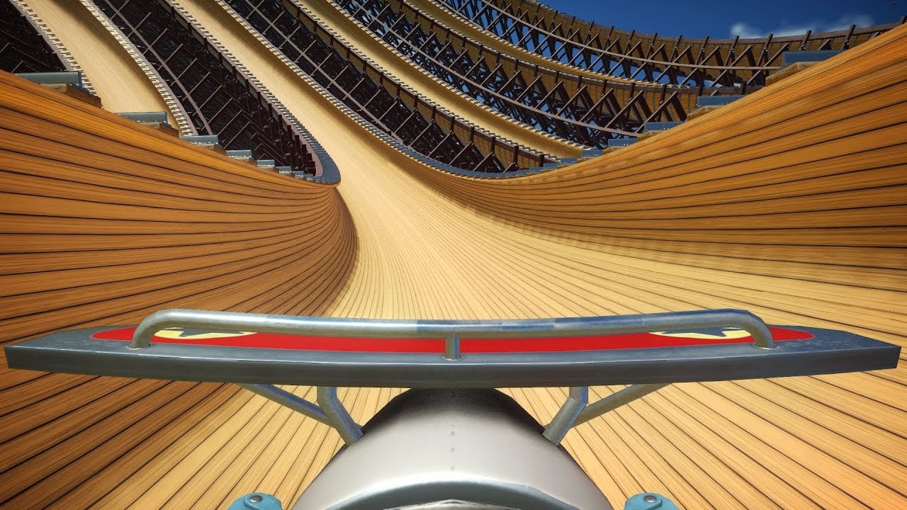 Planet Coaster: The Spiral Bobsled RollerCoaster POV