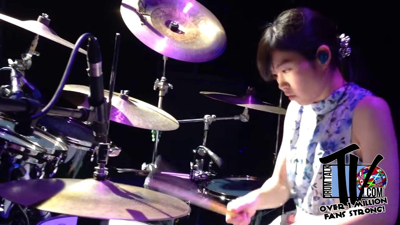 Senri Kawaguchi at The Singapore Drum Fest 2018
