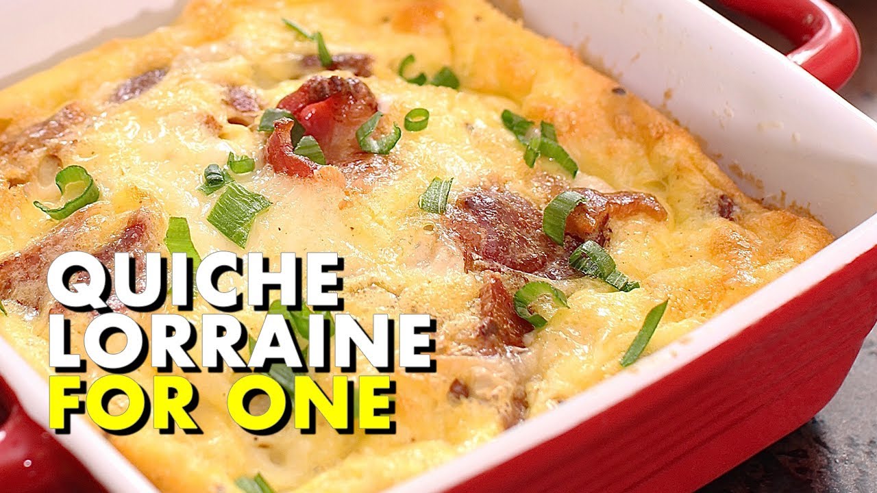 Quiche Lorraine For One
