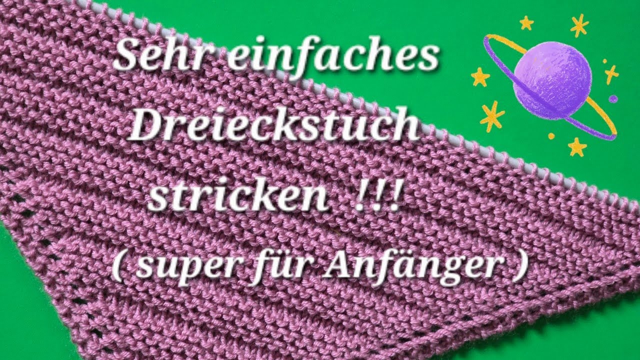 Dreieckstuch stricken